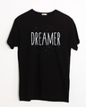 Shop Dreamer Typo Half Sleeve T-Shirt-Front