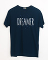 Shop Dreamer Typo Half Sleeve T-Shirt-Front