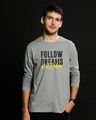 Shop Dreams Or Orders Full Sleeve T-Shirt-Front