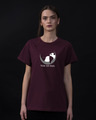 Shop Dreamy Panda Boyfriend T-Shirt-Front