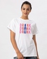 Shop Drink,drank,drunk Boyfriend T-Shirt-Front