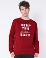 Shop Drop The Bass Fleece Light Sweatshirt-Front