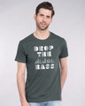 Shop Drop The Bass Half Sleeve T-Shirt-Front