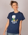 Shop Duck Tales Need Sleep Boyfriend T-Shirt (DL)-Front