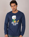 Shop Duck Tales Need Sleep Fleece Light Sweatshirt (DL)-Front