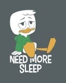 Shop Duck Tales Need Sleep Half Sleeve T-Shirt (DL)