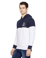 Shop Men Navy Hooded Sweatshirt-Design