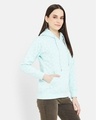 Shop Women's Blue Full Sleeve Hood Smart Fit Sweatshirt-Full