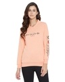 Shop Women's Full Sleeve T Neck Smart Fit Sweatshirt-Front
