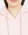 Shop Women's Pink Full Sleeve Hood Smart Fit Sweatshirt