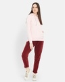 Shop Women's Pink Full Sleeve Hood Smart Fit Sweatshirt