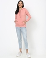 Shop Women's Pink Plus Size Hoodie-Design