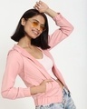 Shop Women's Pink Plus Size Jacket-Front