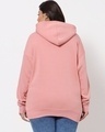 Shop Women's Pink Oversized Plus Size Hoodie-Design