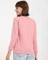 Shop Dusty Pink Plus Size Solid Sweatshirt-Design