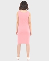 Shop Women's Dusty Pink Sleeveless Bodycon Slim Fit Dress-Design
