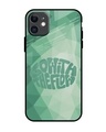 Shop Go With The Flow Premium Glass Cover for Apple iPhone 11-Front
