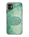 Shop Go With The Flow Premium Glass Cover for Apple iPhone 12-Front