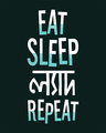 Shop Eat Sleep Lyadh Repeat Full Sleeve T-Shirt