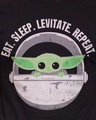 Shop Eat Sleep Repeat Levitate Repeat Official Star Wars Cotton Half Sleeves T-Shirt