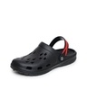 Shop Men Black Solid Synthetic Clogs-Full