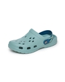 Shop Men Green Solid Synthetic Clogs-Full