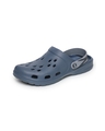 Shop Men Grey Solid Synthetic Clogs-Full