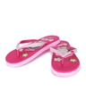 Shop Women Pink Printed Synthetic Slippers & Flip Flops-Front