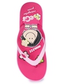 Shop Women Pink Printed Synthetic Slippers & Flip Flops