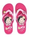 Shop Women Pink Printed Synthetic Slippers & Flip Flops