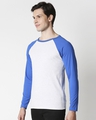 Shop Egret Melange Full Sleeve Raglan T-Shirt-Design