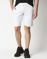 Shop Egret Melange Men Shorts-Front