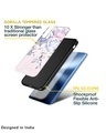 Shop Elegant Floral Printed Premium Glass case for Realme 10 Pro Plus 5G (Shock Proof,Scratch Resistant)-Design