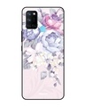 Shop Elegant Floral Printed Premium Glass Cover for Realme 7i (Shock Proof, Lightweight)-Front