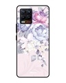Shop Elegant Floral Printed Premium Glass Cover for Realme 8 Pro (Shock Proof, Lightweight)-Front