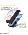 Shop Elegant Floral Printed Premium Glass Cover for Realme C21Y (Shockproof, Light Weight)-Design