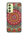 Shop Elegant Mandala Premium Glass Case for Samsung Galaxy A54 5G (Shock Proof, Scratch Resistant)-Front