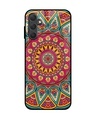 Shop Elegant Mandala Premium Glass Case for Samsung Galaxy M14 5G (Shock Proof, Scratch Resistant)-Front