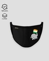 Shop Elephant Flag Everyday Protective Mask-Front