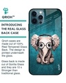 Shop Elephant Printed Silicon Glass Cover For iPhone 12 Pro Max (Light Weight, Impact Resistant)-Design