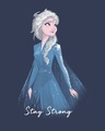 Shop Elsa Stay Strong Half Sleeve T-Shirt (DL)-Full
