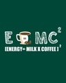 Shop Energy = Milk X Coffee Half Sleeve Printed T-Shirt Dark Forest Green