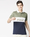 Shop Enjoy Coca-Cola Half Sleeves Polo T-Shirt-Front