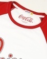 Shop Enjoy Coca-Cola Half Sleeves Raglan T-Shirt
