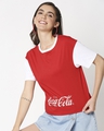 Shop Enjoy Coca-Cola Raglan Relaxed Fit Short Top-Front