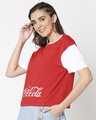 Shop Enjoy Coca-Cola Raglan Relaxed Fit Short Top-Design