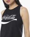 Shop Women's Black Enjoy Coca-Cola Typography Tank Top