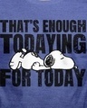 Shop Enough Todaying Peanuts Official Half Sleeves Cotton T-shirt