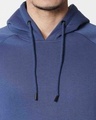 Shop Ensign Blue Basic Hoodie Sweatshirt