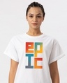 Shop Epic Stack Boyfriend T-Shirt-Front